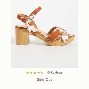 Silent D by Anthropologie size 40 Giraffe Heel